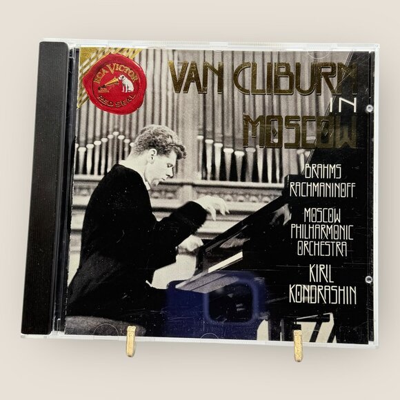 Van Cliburn In Moscow CD Brahms & Rachmaninoff Moscow Philharmonic Orchestra - Picture 1 of 2